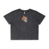 Wo's Stone Wash Heavy Crop Tee Thumbnail