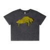 Wo's Stone Wash Heavy Crop Tee Thumbnail