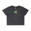 Wo's Stone Wash Heavy Crop Tee Thumbnail