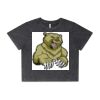 Wo's Stone Wash Heavy Crop Tee Thumbnail