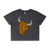 Wo's Stone Wash Heavy Crop Tee Thumbnail