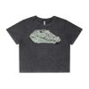 Wo's Stone Wash Heavy Crop Tee Thumbnail