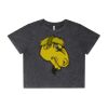 Wo's Stone Wash Heavy Crop Tee Thumbnail
