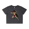 Wo's Stone Wash Heavy Crop Tee Thumbnail