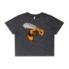 Wo's Stone Wash Heavy Crop Tee Thumbnail