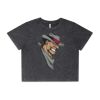 Wo's Stone Wash Heavy Crop Tee Thumbnail
