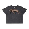 Wo's Stone Wash Heavy Crop Tee Thumbnail