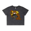 Wo's Stone Wash Heavy Crop Tee Thumbnail