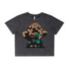 Wo's Stone Wash Heavy Crop Tee Thumbnail
