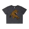 Wo's Stone Wash Heavy Crop Tee Thumbnail