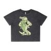 Wo's Stone Wash Heavy Crop Tee Thumbnail