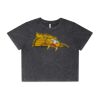 Wo's Stone Wash Heavy Crop Tee Thumbnail
