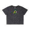 Wo's Stone Wash Heavy Crop Tee Thumbnail