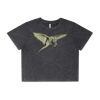 Wo's Stone Wash Heavy Crop Tee Thumbnail