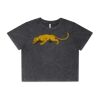 Wo's Stone Wash Heavy Crop Tee Thumbnail