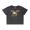 Wo's Stone Wash Heavy Crop Tee Thumbnail