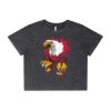 Wo's Stone Wash Heavy Crop Tee Thumbnail