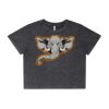 Wo's Stone Wash Heavy Crop Tee Thumbnail