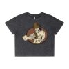 Wo's Stone Wash Heavy Crop Tee Thumbnail