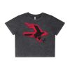 Wo's Stone Wash Heavy Crop Tee Thumbnail