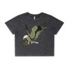 Wo's Stone Wash Heavy Crop Tee Thumbnail