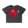 Wo's Stone Wash Heavy Crop Tee Thumbnail