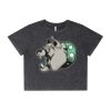Wo's Stone Wash Heavy Crop Tee Thumbnail