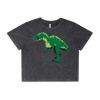 Wo's Stone Wash Heavy Crop Tee Thumbnail