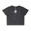 Wo's Stone Wash Heavy Crop Tee Thumbnail