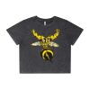 Wo's Stone Wash Heavy Crop Tee Thumbnail