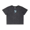 Wo's Stone Wash Heavy Crop Tee Thumbnail