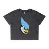 Wo's Stone Wash Heavy Crop Tee Thumbnail