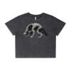 Wo's Stone Wash Heavy Crop Tee Thumbnail