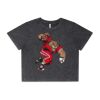 Wo's Stone Wash Heavy Crop Tee Thumbnail