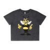 Wo's Stone Wash Heavy Crop Tee Thumbnail
