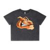 Wo's Stone Wash Heavy Crop Tee Thumbnail