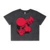 Wo's Stone Wash Heavy Crop Tee Thumbnail