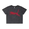 Wo's Stone Wash Heavy Crop Tee Thumbnail