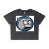 Wo's Stone Wash Heavy Crop Tee Thumbnail