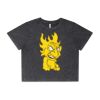 Wo's Stone Wash Heavy Crop Tee Thumbnail