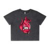 Wo's Stone Wash Heavy Crop Tee Thumbnail