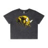 Wo's Stone Wash Heavy Crop Tee Thumbnail