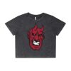Wo's Stone Wash Heavy Crop Tee Thumbnail