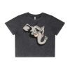 Wo's Stone Wash Heavy Crop Tee Thumbnail