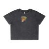 Wo's Stone Wash Heavy Crop Tee Thumbnail