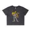 Wo's Stone Wash Heavy Crop Tee Thumbnail