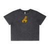 Wo's Stone Wash Heavy Crop Tee Thumbnail