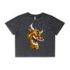 Wo's Stone Wash Heavy Crop Tee Thumbnail