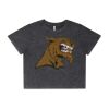 Wo's Stone Wash Heavy Crop Tee Thumbnail