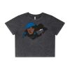 Wo's Stone Wash Heavy Crop Tee Thumbnail